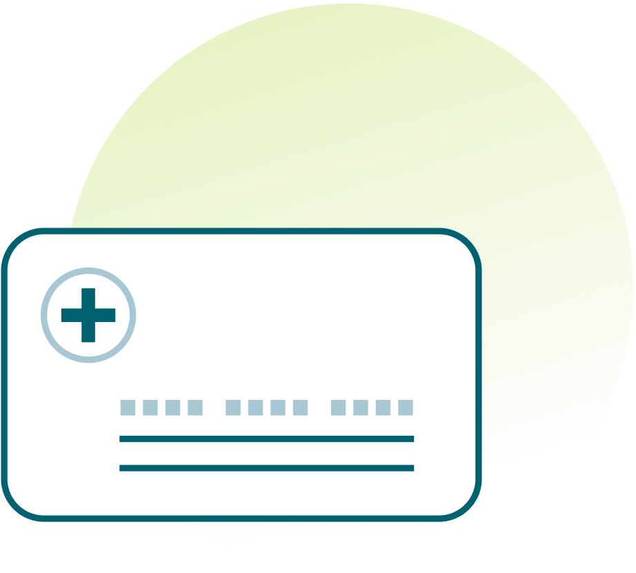 Co-pay card graphic