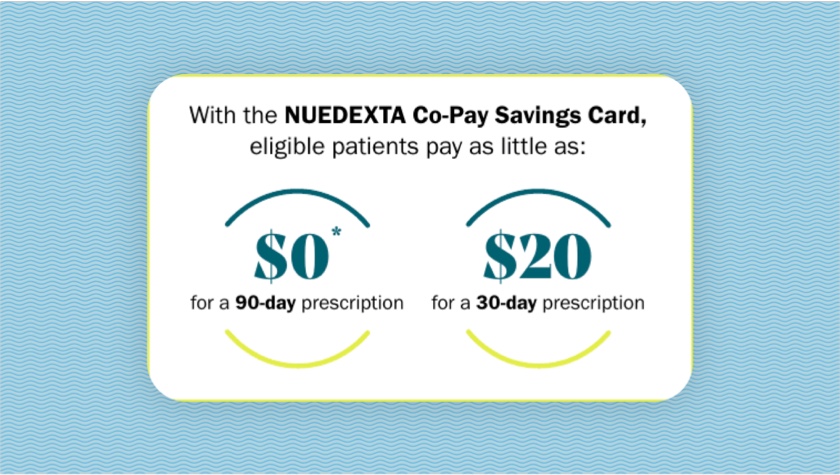NUEDEXTA Co-Pay Savings Card